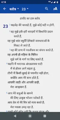 Hindi Bible (पवित्र बाइबिल) android App screenshot 0